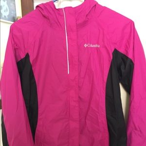 kids (girls) columbia rain jacket